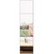 4 Pieces Full Length Wall Mirror Tiles, 12" x 12" Frameless Wall Mounted Mirror Glass Wall Mirror for Home Gym, Door, Bedroom, Living Room